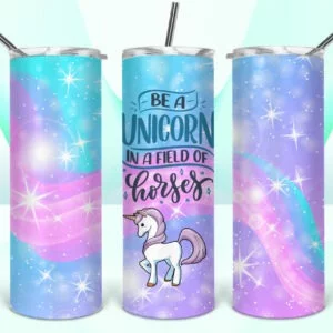 Unicorn Tumbler Watercolor