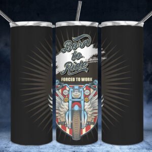 Born to Ride Motorcycle Coffee Cup