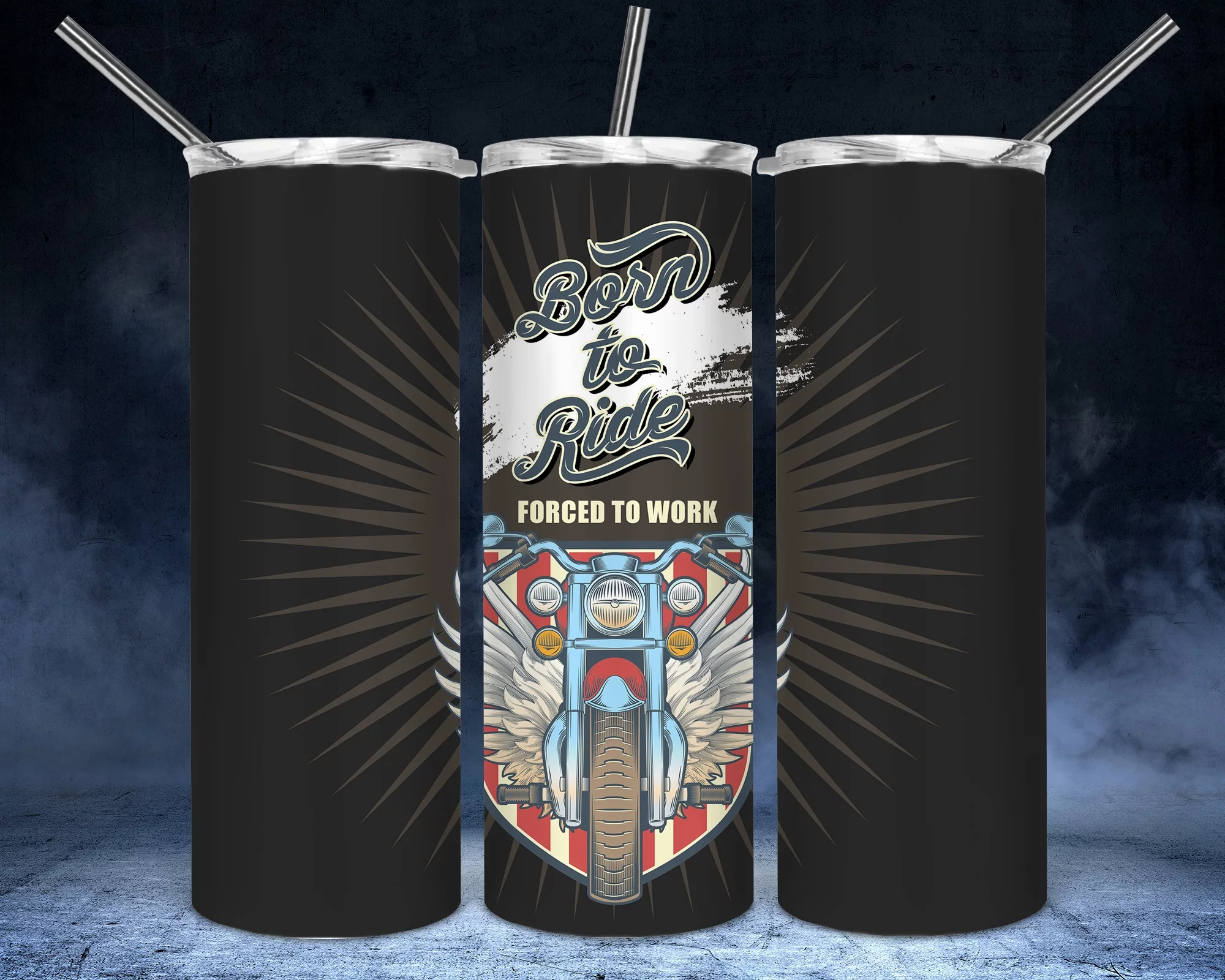 Born to Ride Biker Motorcycle Tumbler 1 Born to Ride Motorcycle Coffee Cup
