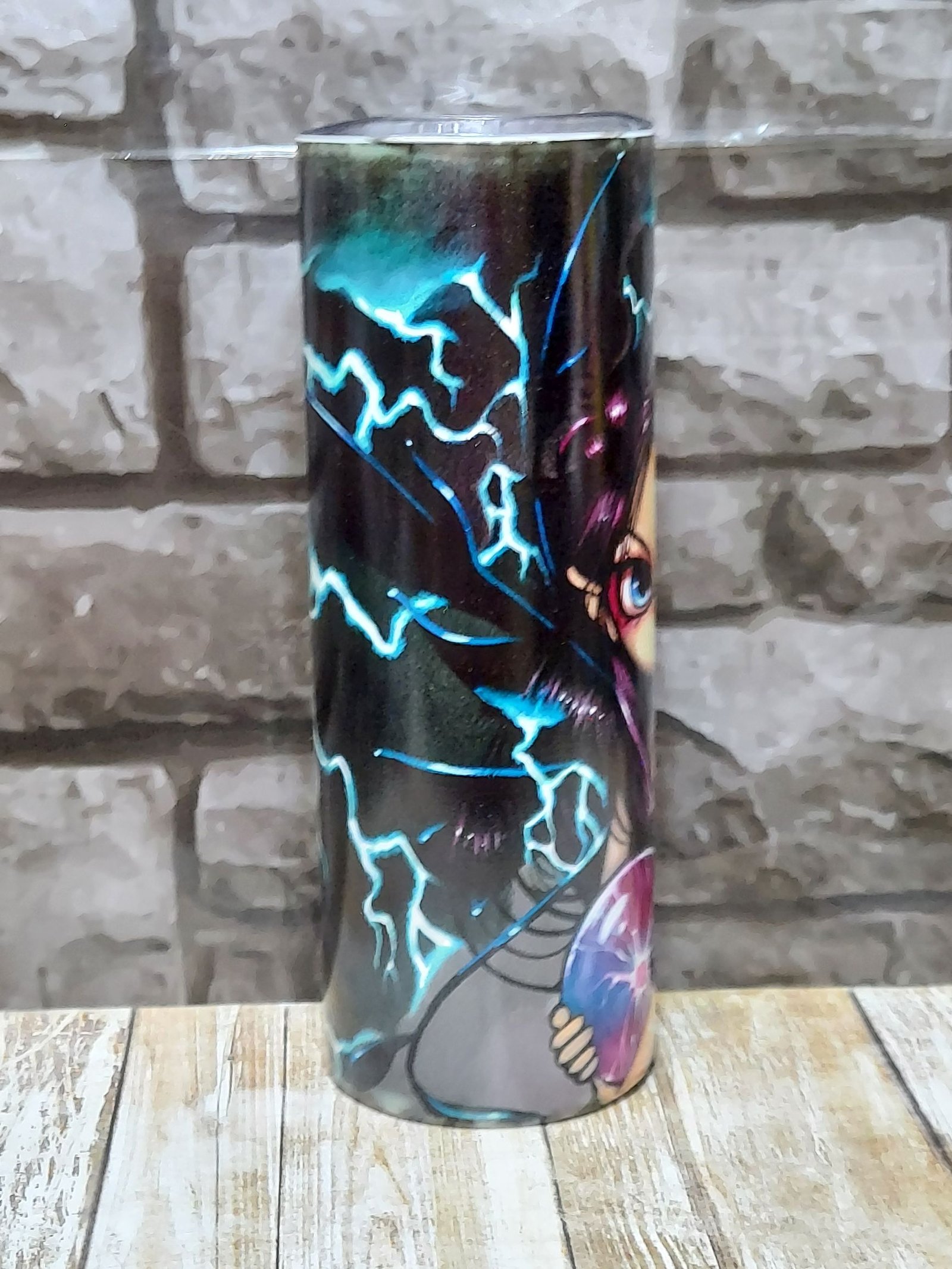 Bringer of Lightning Tumbler - Strangelings - 20 oz Glow in the Dark Tumbler 6 jasmine becket griffith lightning tumbler