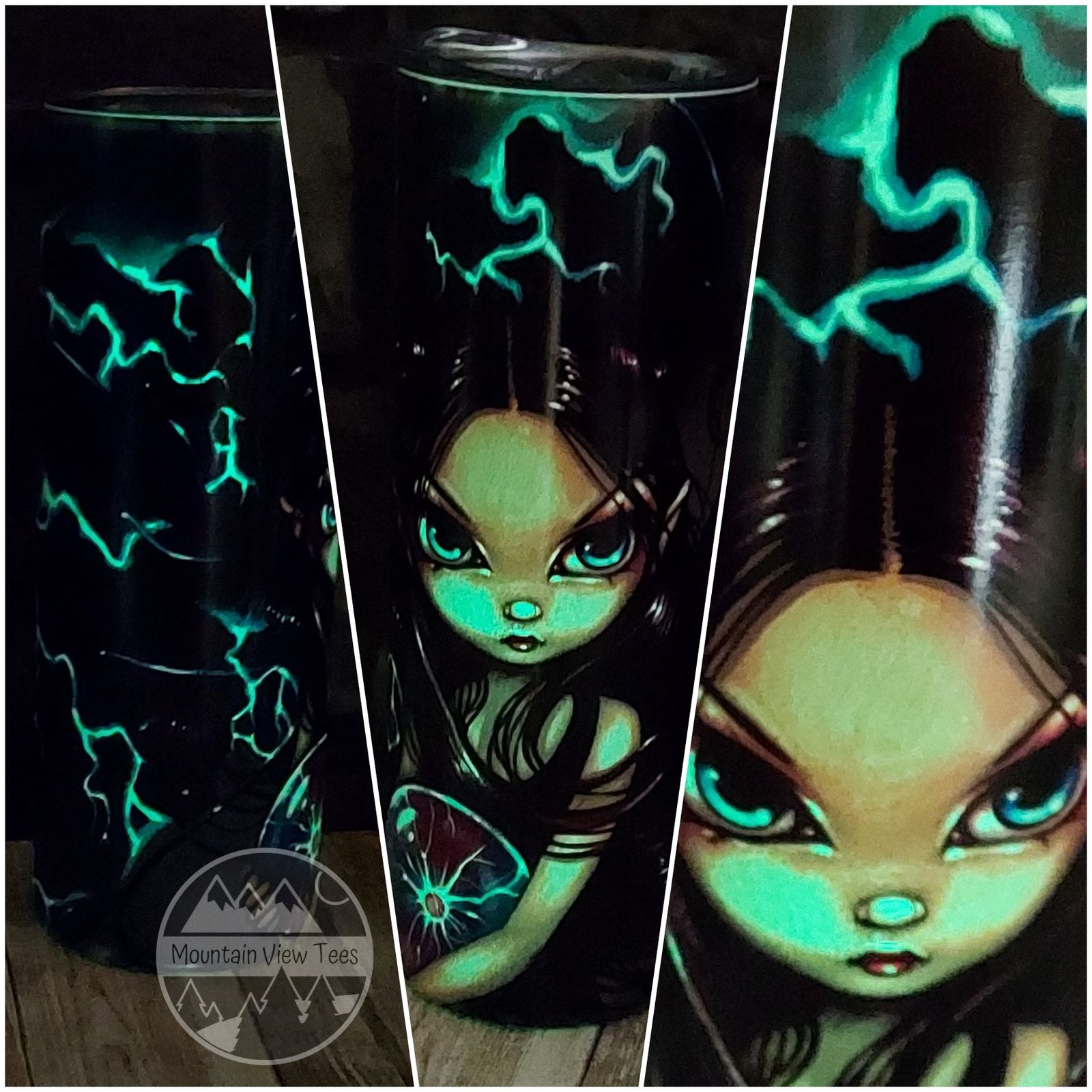 Bringer of Lightning Tumbler - Strangelings - 20 oz Glow in the Dark Tumbler 9 lightning bringer glow tumbler