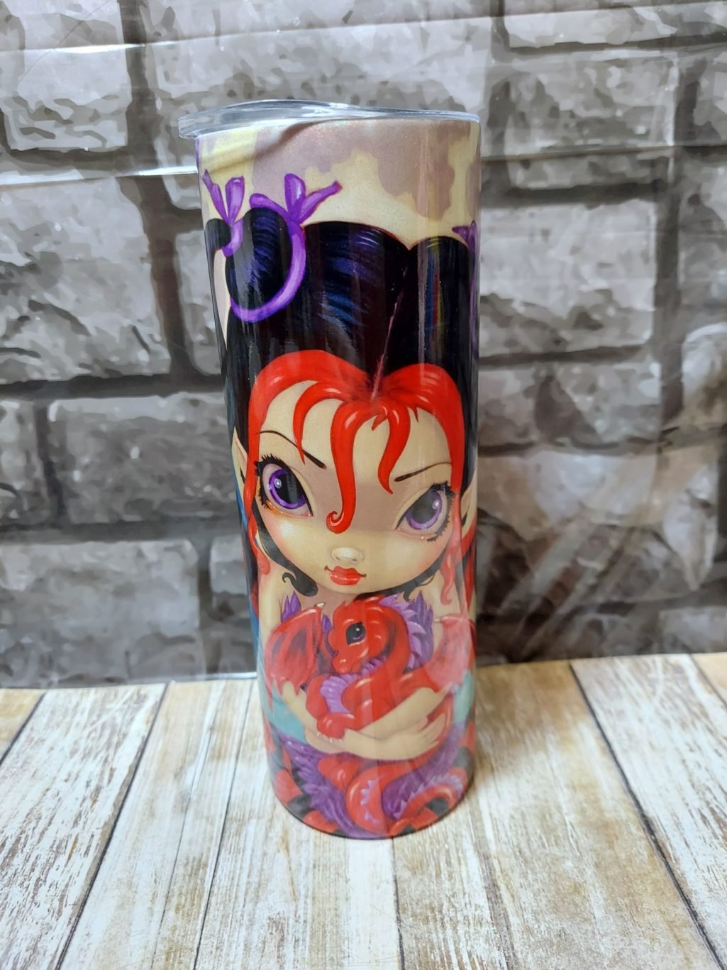 Ruby Moon Tumbler - Strangelings - 20 oz Shimmer Tumbler 5 Ruby Moon Tumbler