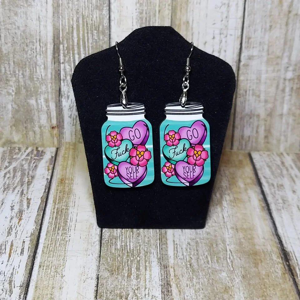 Mason Jar earrings