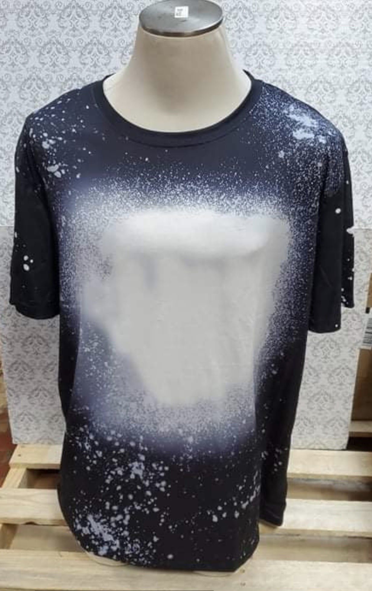 Country Roads Take Me Home T-Shirt 5 faux bleach black tee