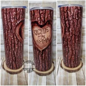 Home 4 Personalized tree heart tumbler