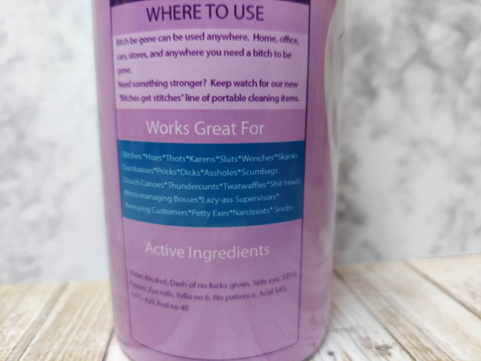 Bitch Be Gone Spray Tumbler Snarky and Funny Gift for Women 5 Bitch Be Gone Spray Tumbler Snarky and Funny Gift for Women - Image 5