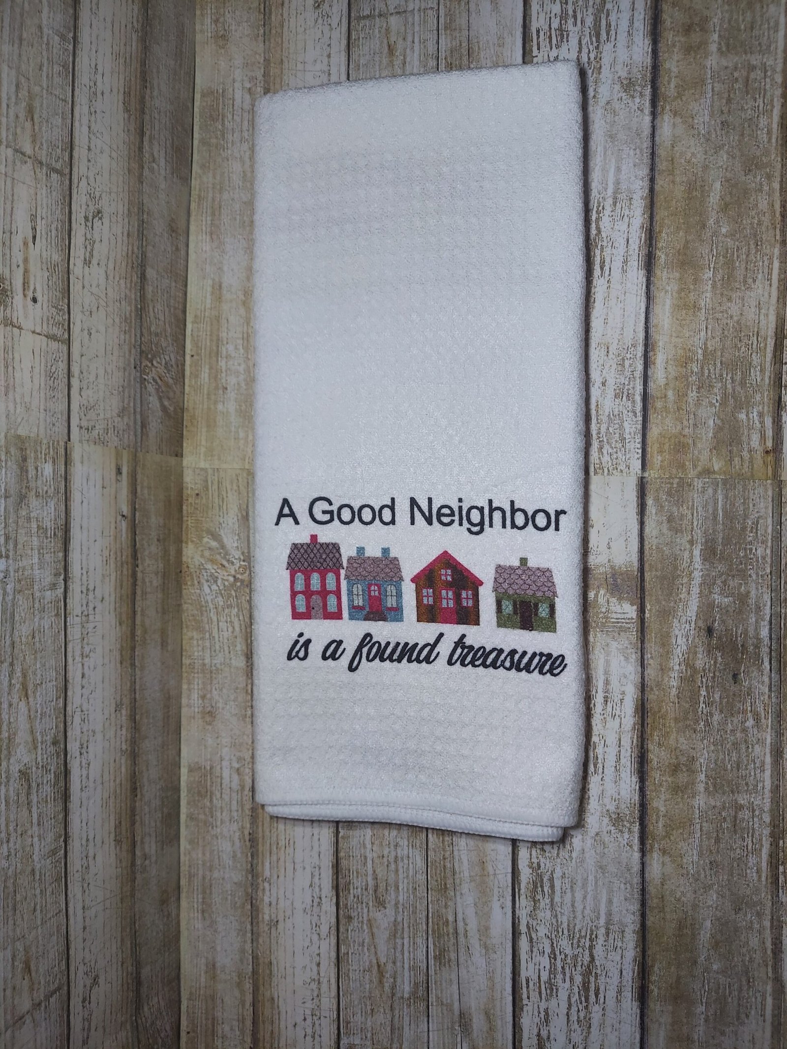 Good Neighbor Kitchen Towel – Neighbor Gift 1 Good Neighbor Kitchen Towel Gift
