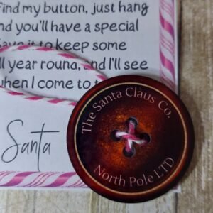 Santa's Lost Button with Letter from Santa